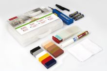 Zestaw naprawczy CERAMIX PREMIUM do naprawy uszkodzeń na ceramice, kamieniu i płytkach, zawiera lakier zabezpieczający
